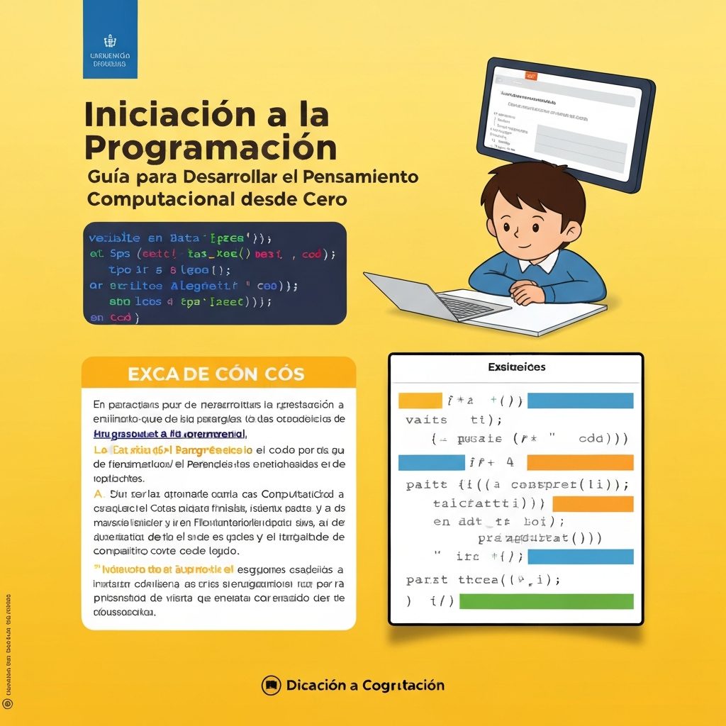 Iniciación a la Programación: Guía para Desarrollar el Pensamiento Computacional desde Cero