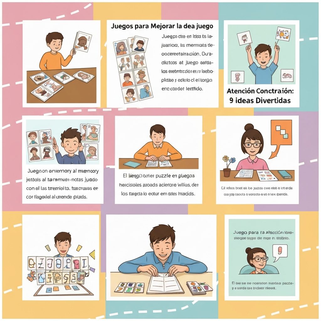 Juegos para Mejorar la Atención y Concentración: 9 Ideas Divertidas