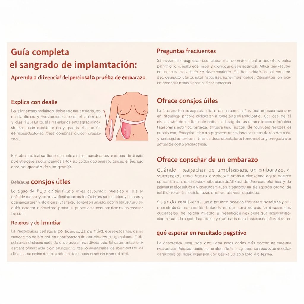 Sangrado de Implantación: Guía para Diferenciarlo de la Regla y Saber Cuándo Hacer el Test