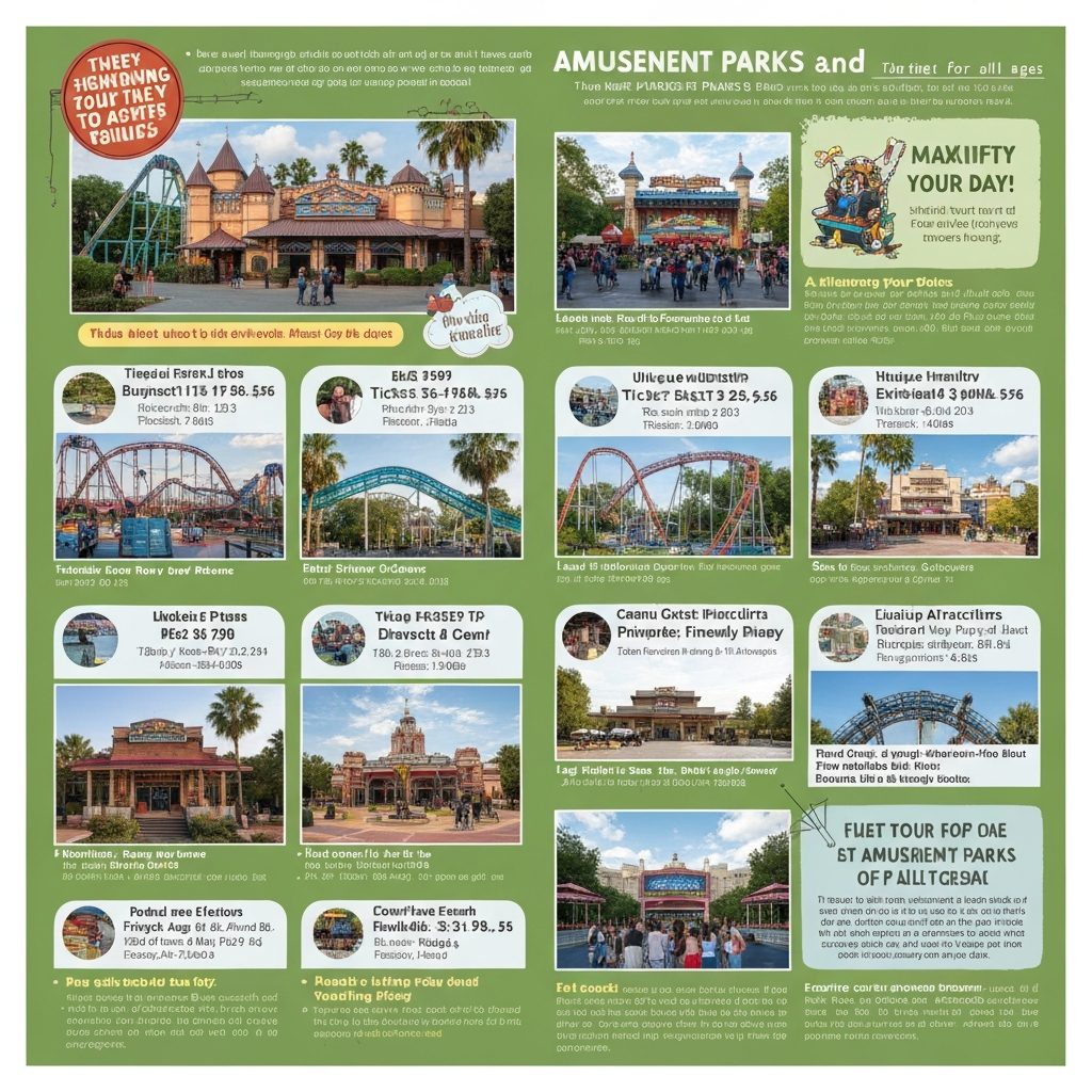 Guía de Parques Temáticos y de Atracciones para Todas las Edades
