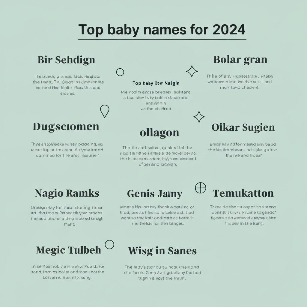 Nombres de Bebé 2024: Tendencias, Significados y Nombres Originales