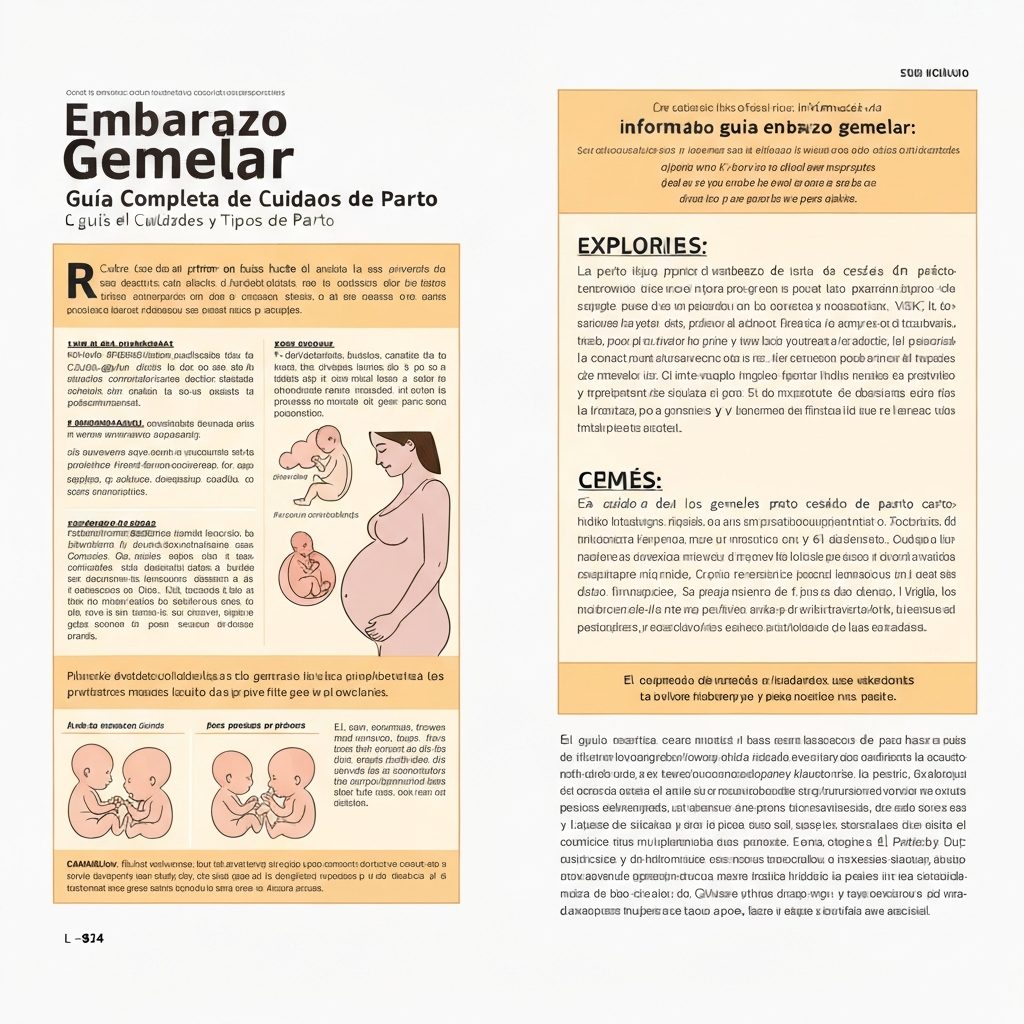 Embarazo Gemelar: Guía Completa de Cuidados y Tipos de Parto