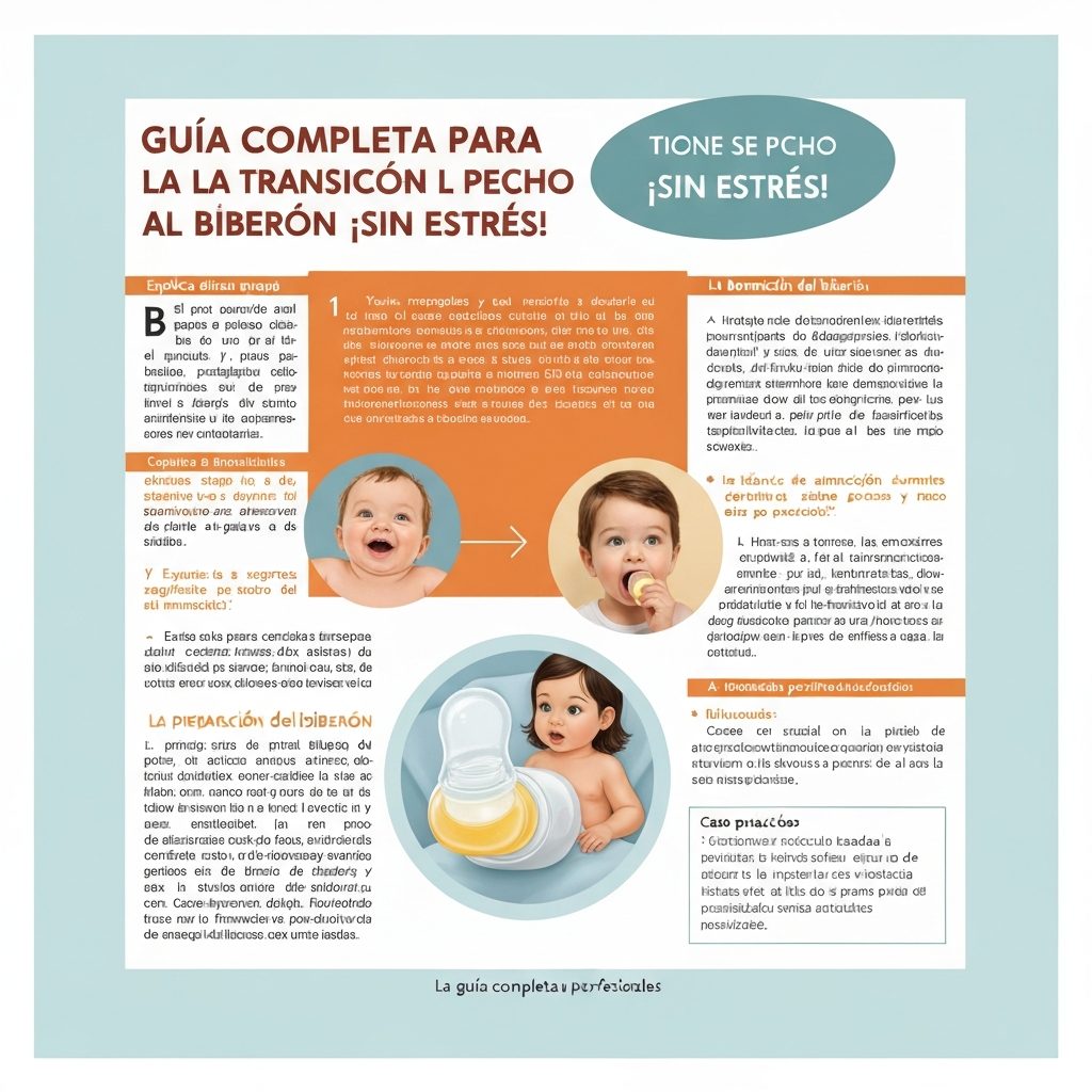 Guía Completa para la Transición del Pecho al Biberón: ¡Sin Estrés!